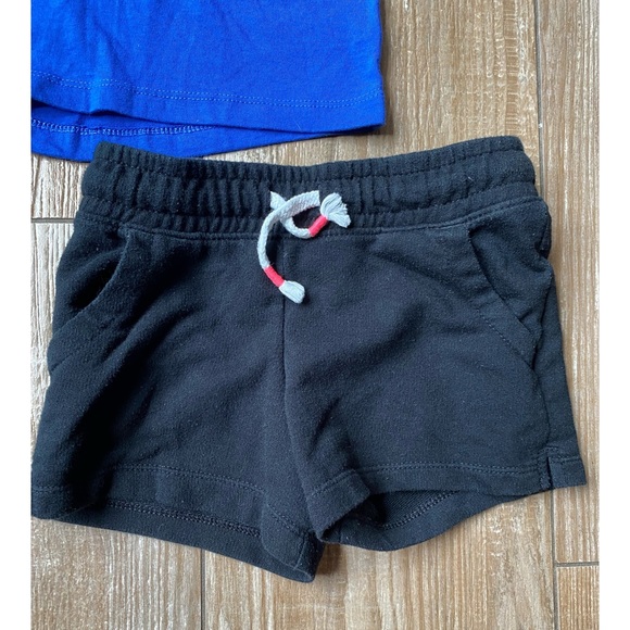 Girls Ocean Shark Graphic Tank & Shorts Outfit Bundled Set - Picture 10 of 14